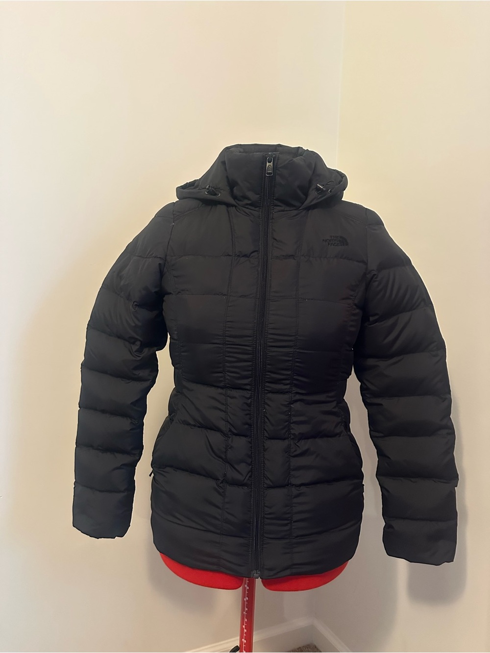 The North Face Women's Black Hooded Quilted Puffer Jacket